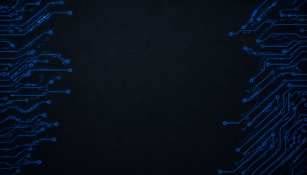 Fondo de circuitos integrados y conexiones